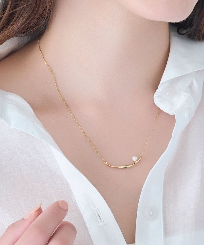 【フィービィー/phoebe】の【金属アレルギー対応】スライヴパールネックレス ゴールド/全長 43～46cm/ニッケルフリー インテリア・キッズ・メンズ・レディースファッション・服の通販 founy(ファニー) https://founy.com/ ファッション Fashion レディースファッション Fashion for Women ジュエリー Jewelry ネックレス Necklaces & Pendants アクセサリー Fashion Accessories シンプル Simple, Minimal ネックレス Necklace, Pendant Necklace バランス Balance, Style Balance パール Pearl, Pearl Accent メタル Metal, Metal Parts モチーフ Motif, Design Theme |ID: prp329100004650504 ipo3291000000033597263