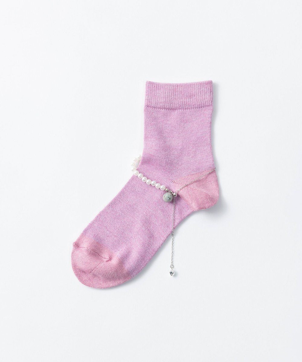 【トリコテ/Tricote】のアンクレット付きベーシックソックス インテリア・キッズ・メンズ・レディースファッション・服の通販 founy(ファニー) ファッション Fashion レディースファッション Fashion for Women ソックス&靴下 Socks & Hosiery レッグウェア・ストッキング Legwear & Hosiery アクセサリー Fashion Accessories エレガント 上品 Elegant ソックス Socks, Hosiery タンブラー Tumbler, Travel Mug パール Pearl, Pearl Accent ブレスレット Bracelet, Wristband ベーシック Basic, Essential マーブル Marble, Marble Pattern 72PINK|ID: prp329100004650518 ipo3291000000033597558