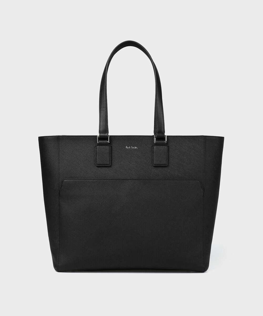 【ポールスミス/Paul Smith / MEN】のシグネチャーストライププラー トートバッグ インテリア・キッズ・メンズ・レディースファッション・服の通販 founy(ファニー) 　ファッション　Fashion　メンズファッション　Fashion for Men　バッグ　Bags　トートバッグ / 通勤・大容量バッグ　Tote Bags　プリント　Print, Printed Pattern　ポケット　Pocket, Pocket Detail　メンズ　Men's, Menswear　エレガント 上品　Elegant　ブラック|ID: prp329100004651056 ipo3291000000033603490