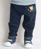 【ミキハウスホットビスケッツ/MIKI HOUSE HOT BISCUITS / KIDS】の【80-120cm】 パステルロゴ ストレッチパンツ 紺|ID: prp329100004651058 ipo3291000000034484389