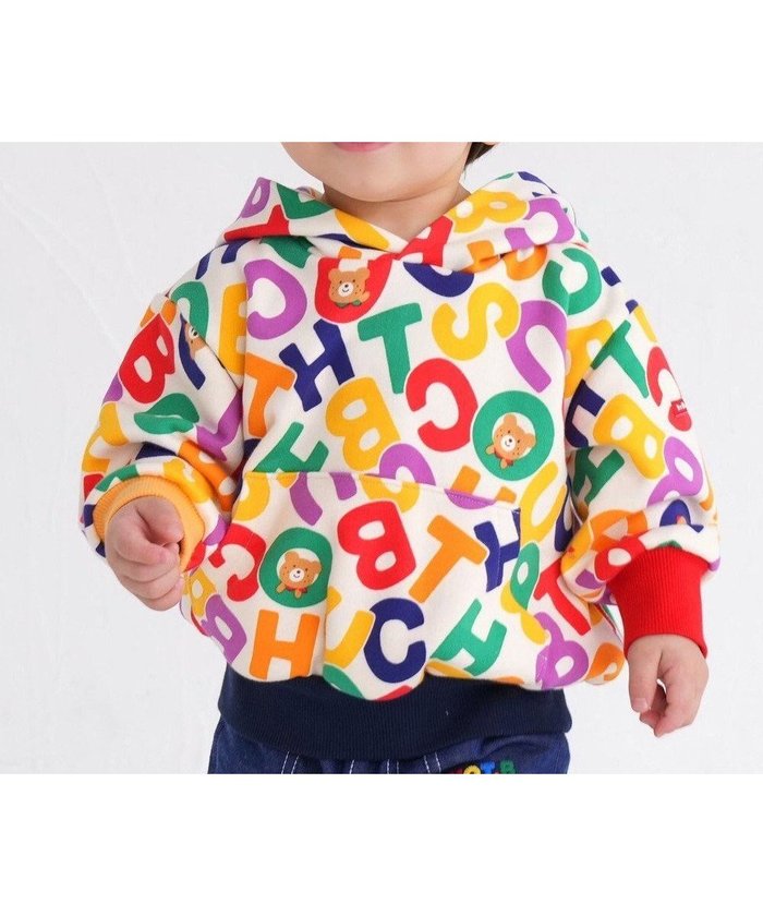 【ミキハウスホットビスケッツ/MIKI HOUSE HOT BISCUITS / KIDS】の【80-120cm】 ロゴ総柄 スウェットフーディ インテリア・キッズ・メンズ・レディースファッション・服の通販 founy(ファニー) https://founy.com/ ファッション Fashion キッズファッション Fashion for Kids トップス・カットソー Cut & Sew Tops おすすめ Recommended / Our Picks カラフル Colorful Design シューズ Shoes, Footwear スウェット / スエット Sweatshirt, Sweatwear パーカー Hoodie, Parka パープル Purple, Violet プリント Print, Printed Pattern 吸水 Absorbent, Quick-Dry 夏 Summer S/S・春夏 SS, Spring/Summer, Warm Season A/W・秋冬 Autumn/Winter 長袖 Long Sleeve, Full Sleeve |ID: prp329100004651060 ipo3291000000034473672