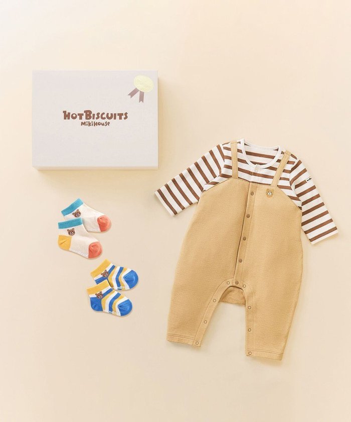 【ミキハウスホットビスケッツ/MIKI HOUSE HOT BISCUITS / KIDS】のカバーオール&ローカットソックスギフトセット【BOX付き】 インテリア・キッズ・メンズ・レディースファッション・服の通販 founy(ファニー) https://founy.com/ ファッション Fashion キッズファッション Fashion for Kids ギフト プレゼント Gift / Present ソックス Socks, Hosiery ベビー Baby, Babywear 冬 Winter / This Winter A/W・秋冬 Autumn/Winter |ID: prp329100004651061 ipo3291000000034796695