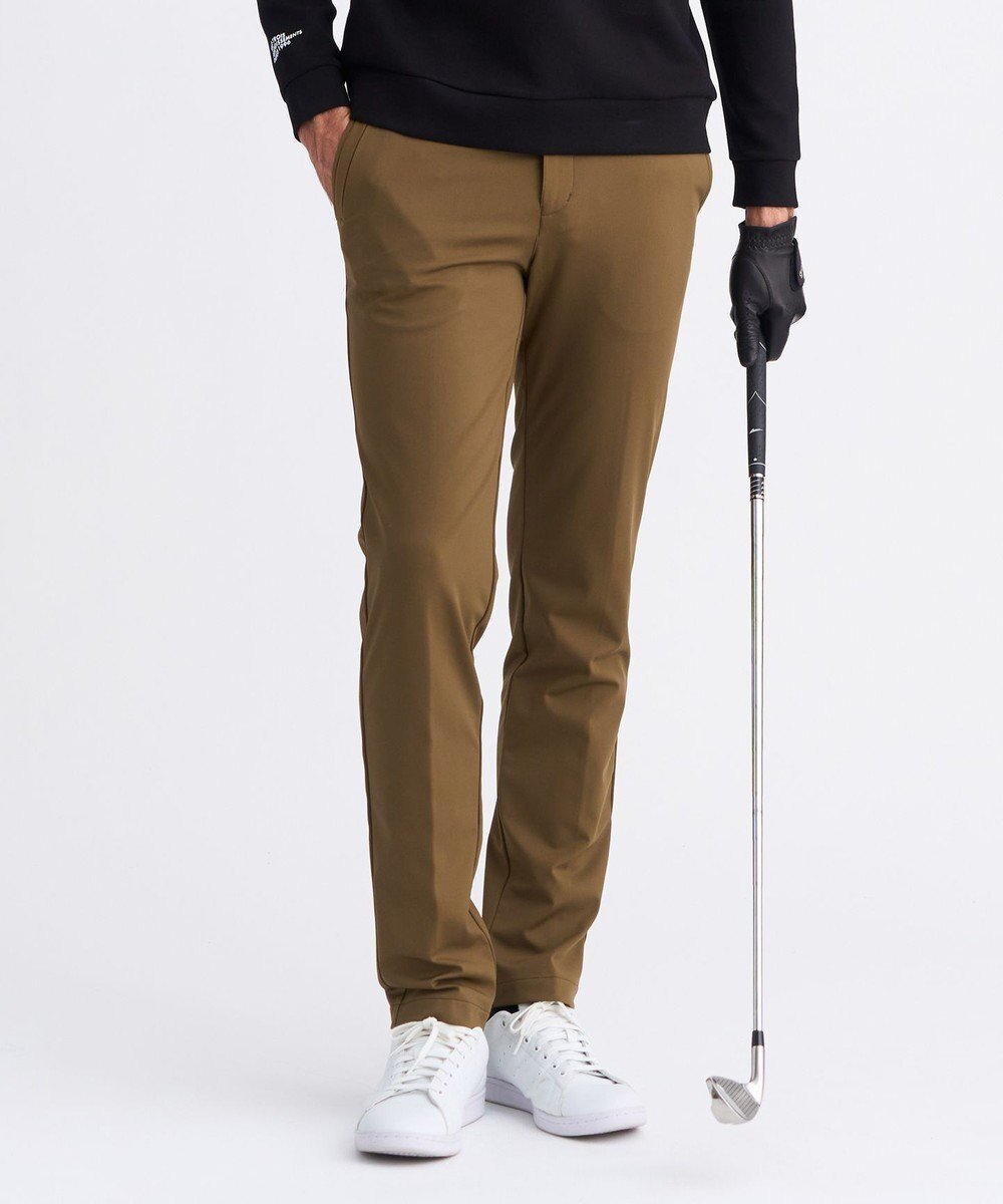【23区 ゴルフ/23区GOLF / MEN】の【MEN】「TEXBRID」コードストレッチパンツ 高伸縮 超軽量 撥水 インテリア・キッズ・メンズ・レディースファッション・服の通販 founy(ファニー) 　ファッション　Fashion　メンズファッション　Fashion for Men　ボトムス　Bottoms　軽量　Lightweight, Ultra Light　ストレッチ　Stretch, Stretchy Fabric　スマホ　Smartphone, Mobile Device　ポケット　Pocket, Pocket Detail　ヨーク　Yoke, Yoke Design　A/W・秋冬　Autumn/Winter　新作・新入荷　New Arrivals / New In　エレガント 上品　Elegant　カーキ系|ID: prp329100004651064 ipo3291000000033603684