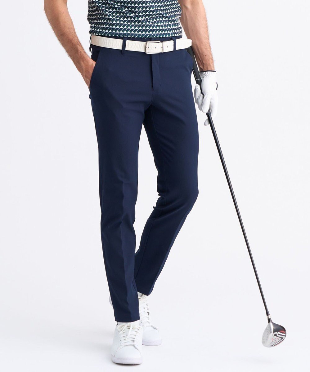 【23区 ゴルフ/23区GOLF / MEN】の【MEN】「TEXBRID」コードストレッチパンツ 高伸縮 超軽量 撥水 インテリア・キッズ・メンズ・レディースファッション・服の通販 founy(ファニー) 　ファッション　Fashion　メンズファッション　Fashion for Men　ボトムス　Bottoms　軽量　Lightweight, Ultra Light　ストレッチ　Stretch, Stretchy Fabric　スマホ　Smartphone, Mobile Device　ポケット　Pocket, Pocket Detail　ヨーク　Yoke, Yoke Design　A/W・秋冬　Autumn/Winter　新作・新入荷　New Arrivals / New In　エレガント 上品　Elegant　ネイビー系|ID: prp329100004651064 ipo3291000000033603685