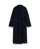【ジョゼフ/JOSEPH】の【WEB OUTLET限定】ダブルフェイスラムズ ベルテッドコート 人気、トレンドファッション・服の通販 founy(ファニー) ファッション Fashion レディースファッション Fashion for Women アウター Coat / Outerwear Collection コート・ロングコート・ピーコート Long Coats, Peacoats & More レディースジャケット・軽アウター Jackets チェスターコート・ロング丈アウター Chester Coats / Chesterfield Long Coats アウトレット Outlet / Clearance ジャケット Jacket, Outerwear スペシャル Special, Limited Edition チェスターコート Chester Coat, Long Coat フィット Fit, Slim Fit ポケット Pocket, Pocket Detail A/W・秋冬 Autumn/Winter 防寒 Cold Protection, Winter-Ready thumbnail Black|ID: prp329100004651086 ipo3291000000033603903