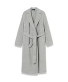 【ジョゼフ/JOSEPH】の【WEB OUTLET限定】ダブルフェイスラムズ ベルテッドコート 人気、トレンドファッション・服の通販 founy(ファニー) ファッション Fashion レディースファッション Fashion for Women アウター Coat / Outerwear Collection コート・ロングコート・ピーコート Long Coats, Peacoats & More レディースジャケット・軽アウター Jackets チェスターコート・ロング丈アウター Chester Coats / Chesterfield Long Coats アウトレット Outlet / Clearance ジャケット Jacket, Outerwear スペシャル Special, Limited Edition チェスターコート Chester Coat, Long Coat フィット Fit, Slim Fit ポケット Pocket, Pocket Detail A/W・秋冬 Autumn/Winter 防寒 Cold Protection, Winter-Ready thumbnail Light grey|ID: prp329100004651086 ipo3291000000033603904
