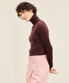 【ベイジ,/BEIGE,】の【洗える・SPUR.JP 掲載】FORD / ハイネックトップス Bordeaux×C Gray|ID: prp329100004651092 ipo3291000000033604451