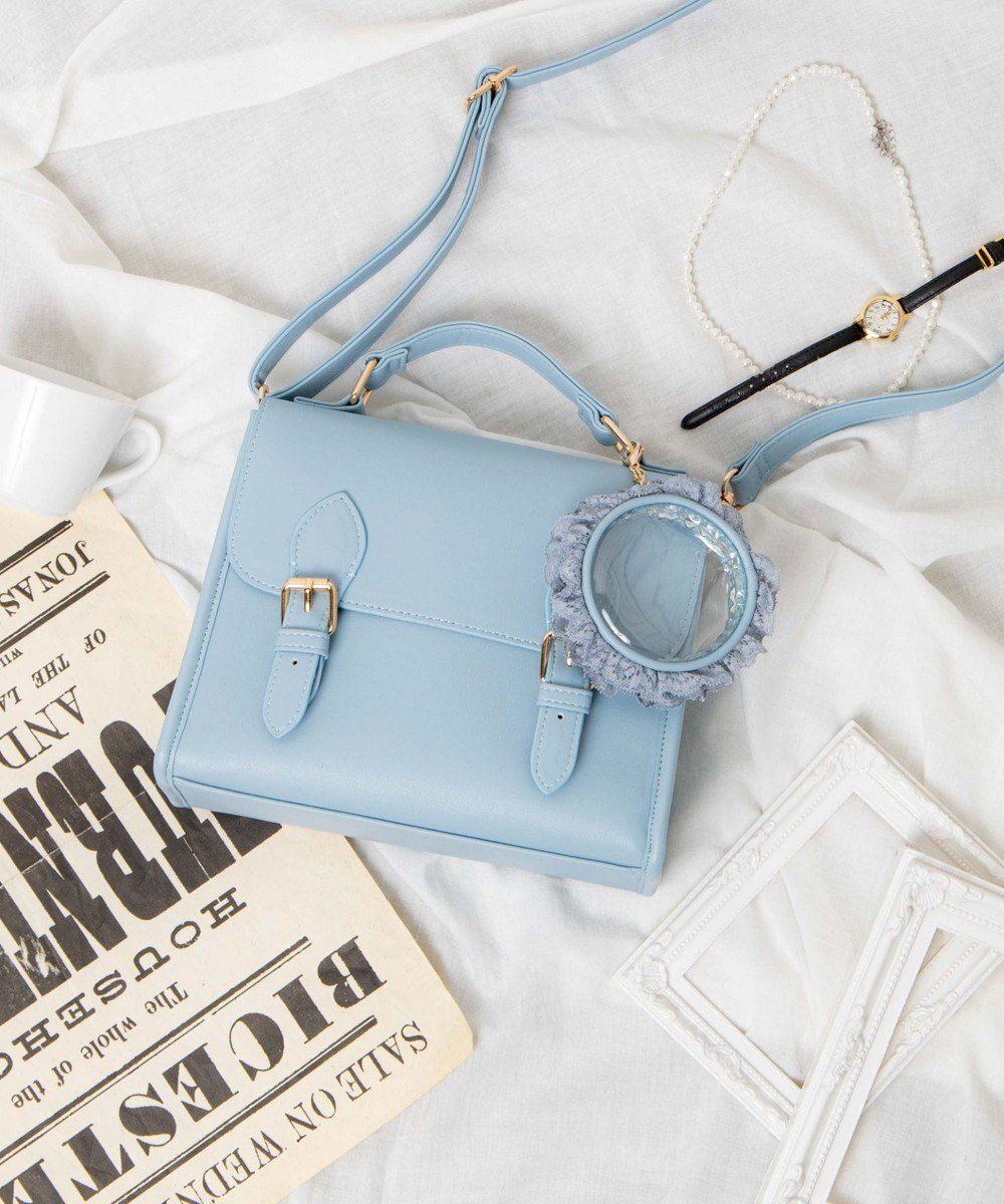 【ウィゴー/WEGO】の【痛バ&推し活グッズ】サッチェル痛ショルダー インテリア・キッズ・メンズ・レディースファッション・服の通販 founy(ファニー) ファッション Fashion レディースファッション Fashion for Women ショルダー Shoulder, Shoulder Strap ダブル Double, Double-Breasted フェイクレザー Faux Leather, PU Leather ベーシック Basic, Essential ポーチ Pouch, Small Case メッシュ Mesh, Net Fabric レース Lace, Lace Fabric サックス|ID: prp329100004651125 ipo3291000000034210012