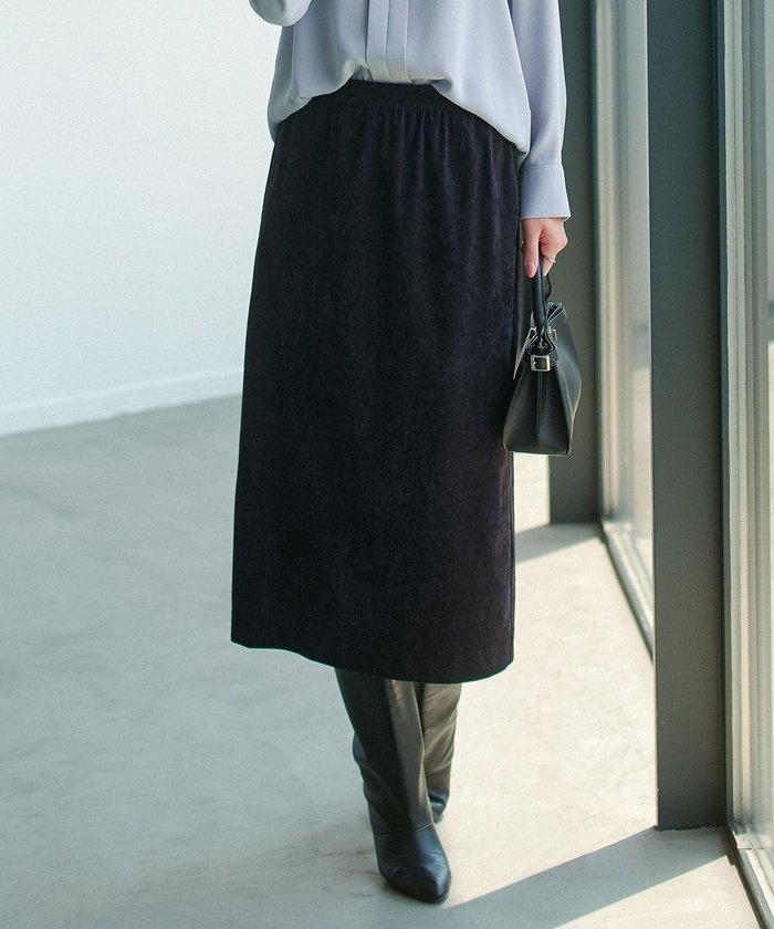 【アイシービー/iCB】の【洗える】ストレッチスエード ナロースカート インテリア・キッズ・メンズ・レディースファッション・服の通販 founy(ファニー) https://founy.com/ ファッション Fashion レディースファッション Fashion for Women スカート Skirts 2025年 2025 2025-2026秋冬・A/W Autumn/Winter 2025–26 AW25–26 ギャザー Gathered, Ruffled ストレッチ Stretch, Stretchy Fabric ポケット Pocket, Pocket Detail エレガント 上品 Elegant 洗える Machine Washable A/W・秋冬 Autumn/Winter |ID: prp329100004651226 ipo3291000000034189623