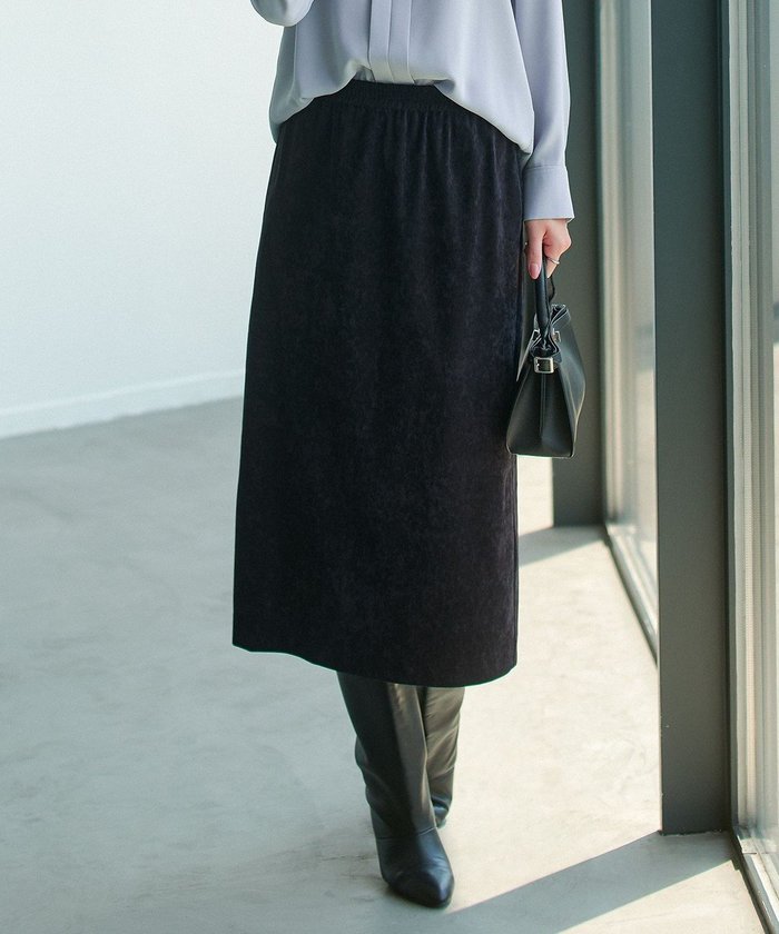 【アイシービー/iCB】の【洗える】ストレッチスエード ナロースカート インテリア・キッズ・メンズ・レディースファッション・服の通販 founy(ファニー) https://founy.com/ ファッション Fashion レディースファッション Fashion for Women スカート Skirts 2025年 2025 2025-2026秋冬・A/W Autumn/Winter 2025–26 AW25–26 ギャザー Gathered, Ruffled ストレッチ Stretch, Stretchy Fabric ポケット Pocket, Pocket Detail エレガント 上品 Elegant 洗える Machine Washable A/W・秋冬 Autumn/Winter |ID: prp329100004651226 ipo3291000000035768695