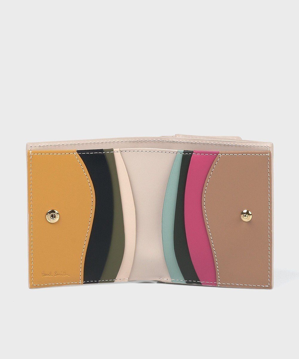 【ポール スミス/Paul Smith】のスワールカットカードレイヤー 2つ折り財布 インテリア・キッズ・メンズ・レディースファッション・服の通販 founy(ファニー) 　ファッション　Fashion　レディースファッション　Fashion for Women　ミニ財布・二つ折り財布　Wallets & Card Cases　財布　Wallet, Purse　新作・新入荷　New Arrivals / New In　エレガント 上品　Elegant　アイボリー|ID: prp329100004651243 ipo3291000000033607214