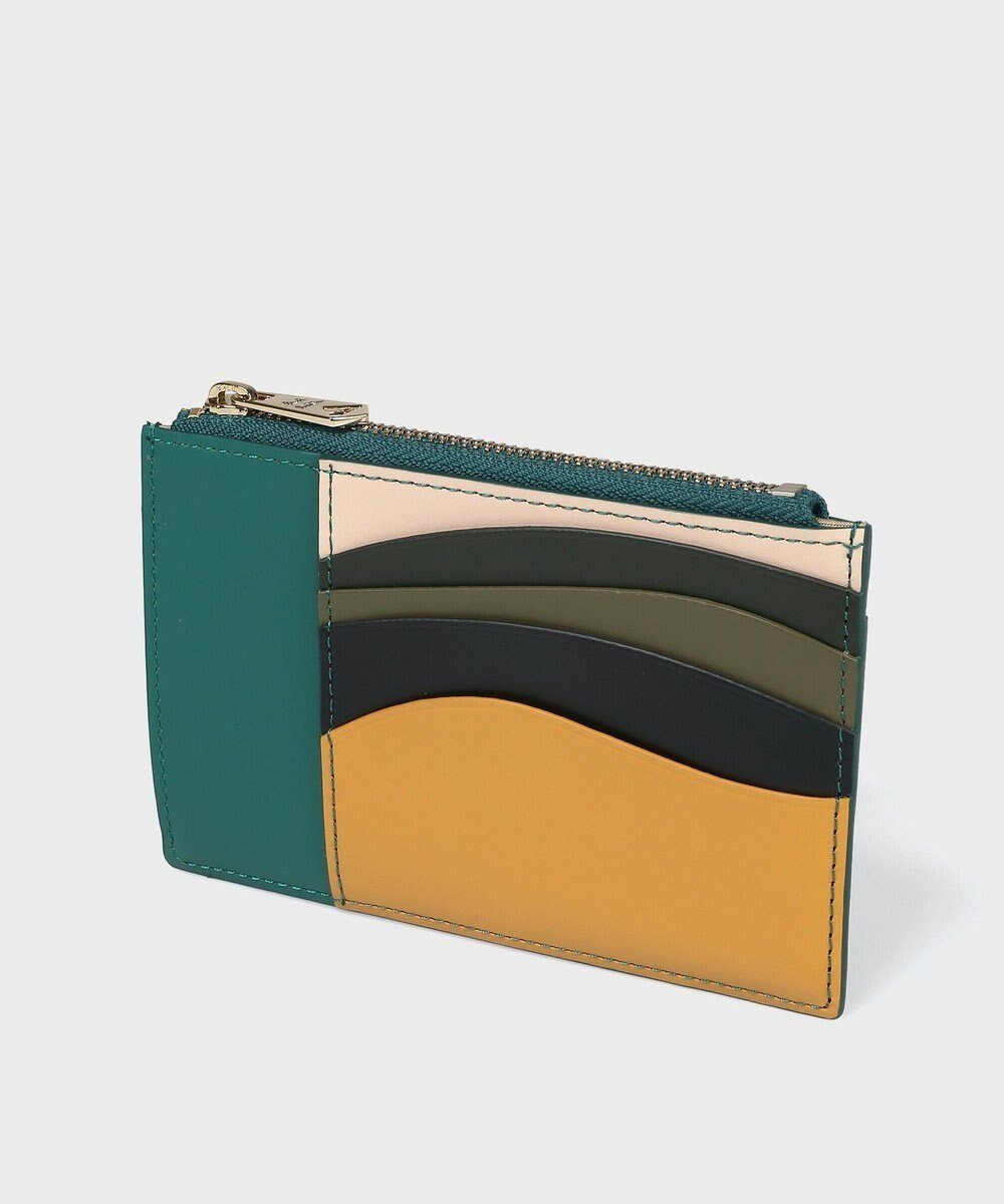【ポール スミス/Paul Smith】のスワールカットカードレイヤー フラグメントケース インテリア・キッズ・メンズ・レディースファッション・服の通販 founy(ファニー) 　ファッション　Fashion　レディースファッション　Fashion for Women　ミニ財布・二つ折り財布　Wallets & Card Cases　カードケース/名刺入れ　Card Holders & Business Cases　財布　Wallet, Purse　ポケット　Pocket, Pocket Detail　新作・新入荷　New Arrivals / New In　エレガント 上品　Elegant　ブルーグリーン|ID: prp329100004651247 ipo3291000000033607242