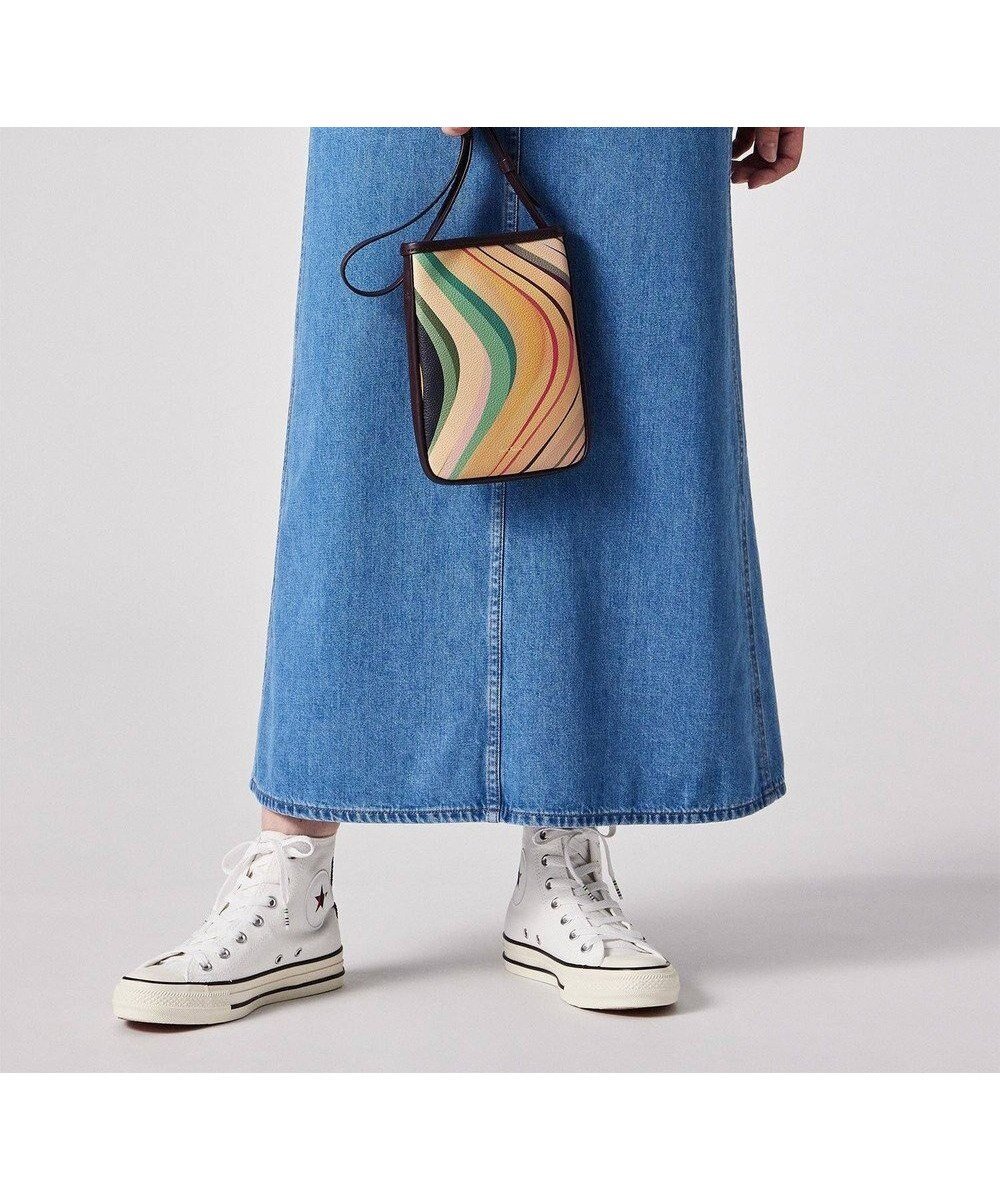 【ポール スミス/Paul Smith】のNewスワール ポシェット インテリア・キッズ・メンズ・レディースファッション・服の通販 founy(ファニー) 　ファッション　Fashion　レディースファッション　Fashion for Women　サテン　Satin, Glossy Fabric　ショルダー　Shoulder, Shoulder Strap　シンプル　Simple, Minimal　スマート　Smart, Elegant　財布　Wallet, Purse　プリント　Print, Printed Pattern　ポシェット　Pochette, Mini Bag　マグネット　Magnet, Magnetic Closure　エレガント 上品　Elegant　マルチカラー|ID: prp329100004651249 ipo3291000000033623020
