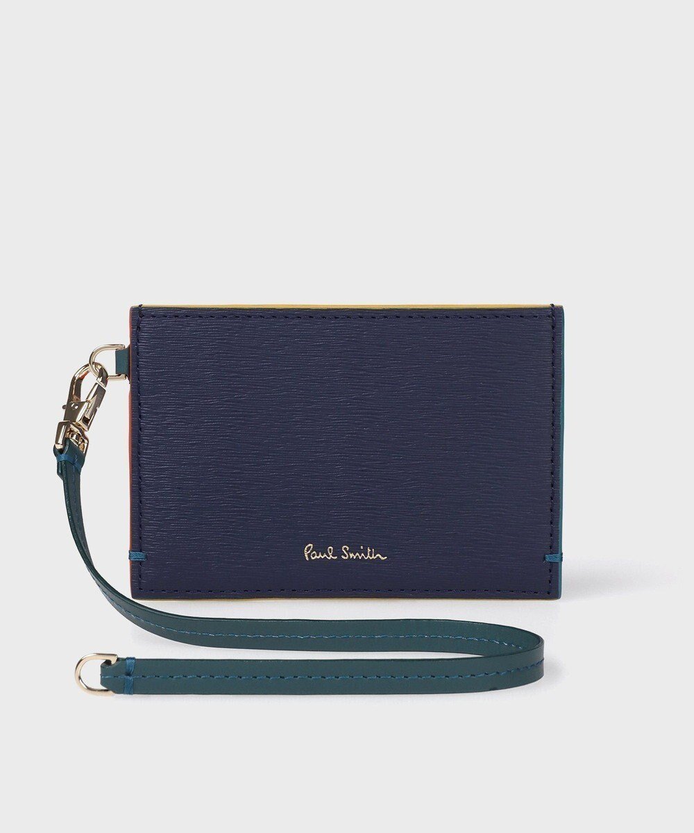 【ポール スミス/Paul Smith】のカラードエッジ パスケース インテリア・キッズ・メンズ・レディースファッション・服の通販 founy(ファニー) 　ファッション　Fashion　レディースファッション　Fashion for Women　ミニ財布・二つ折り財布　Wallets & Card Cases　財布　Wallet, Purse　プリント　Print, Printed Pattern　ポケット　Pocket, Pocket Detail　新作・新入荷　New Arrivals / New In　ネイビー|ID: prp329100004651250 ipo3291000000033607302