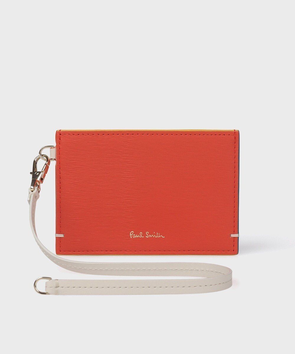 【ポール スミス/Paul Smith】のカラードエッジ パスケース インテリア・キッズ・メンズ・レディースファッション・服の通販 founy(ファニー) 　ファッション　Fashion　レディースファッション　Fashion for Women　ミニ財布・二つ折り財布　Wallets & Card Cases　財布　Wallet, Purse　プリント　Print, Printed Pattern　ポケット　Pocket, Pocket Detail　新作・新入荷　New Arrivals / New In　レッド|ID: prp329100004651250 ipo3291000000033607305