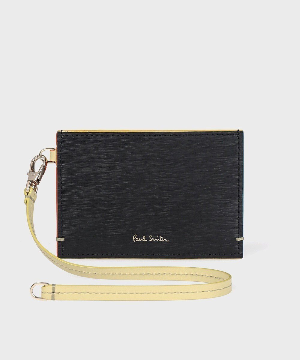 【ポール スミス/Paul Smith】のカラードエッジ パスケース インテリア・キッズ・メンズ・レディースファッション・服の通販 founy(ファニー) 　ファッション　Fashion　レディースファッション　Fashion for Women　ミニ財布・二つ折り財布　Wallets & Card Cases　財布　Wallet, Purse　プリント　Print, Printed Pattern　ポケット　Pocket, Pocket Detail　新作・新入荷　New Arrivals / New In　ブラック|ID: prp329100004651250 ipo3291000000033607306