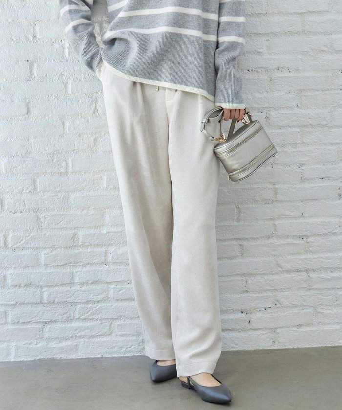 【自由区/JIYU-KU】の【カタログ掲載】ソフトコーデュロイワイド パンツⅡ インテリア・キッズ・メンズ・レディースファッション・服の通販 founy(ファニー) https://founy.com/ ファッション Fashion レディースファッション Fashion for Women パンツ Pants & Trousers コーデュロイ Corduroy, Cord Fabric ドレープ Drape, Draping Fabric フロント Front, Front Design ワイド Wide, Wide Fit A/W・秋冬 Autumn/Winter |ID: prp329100004651261 ipo3291000000034369454