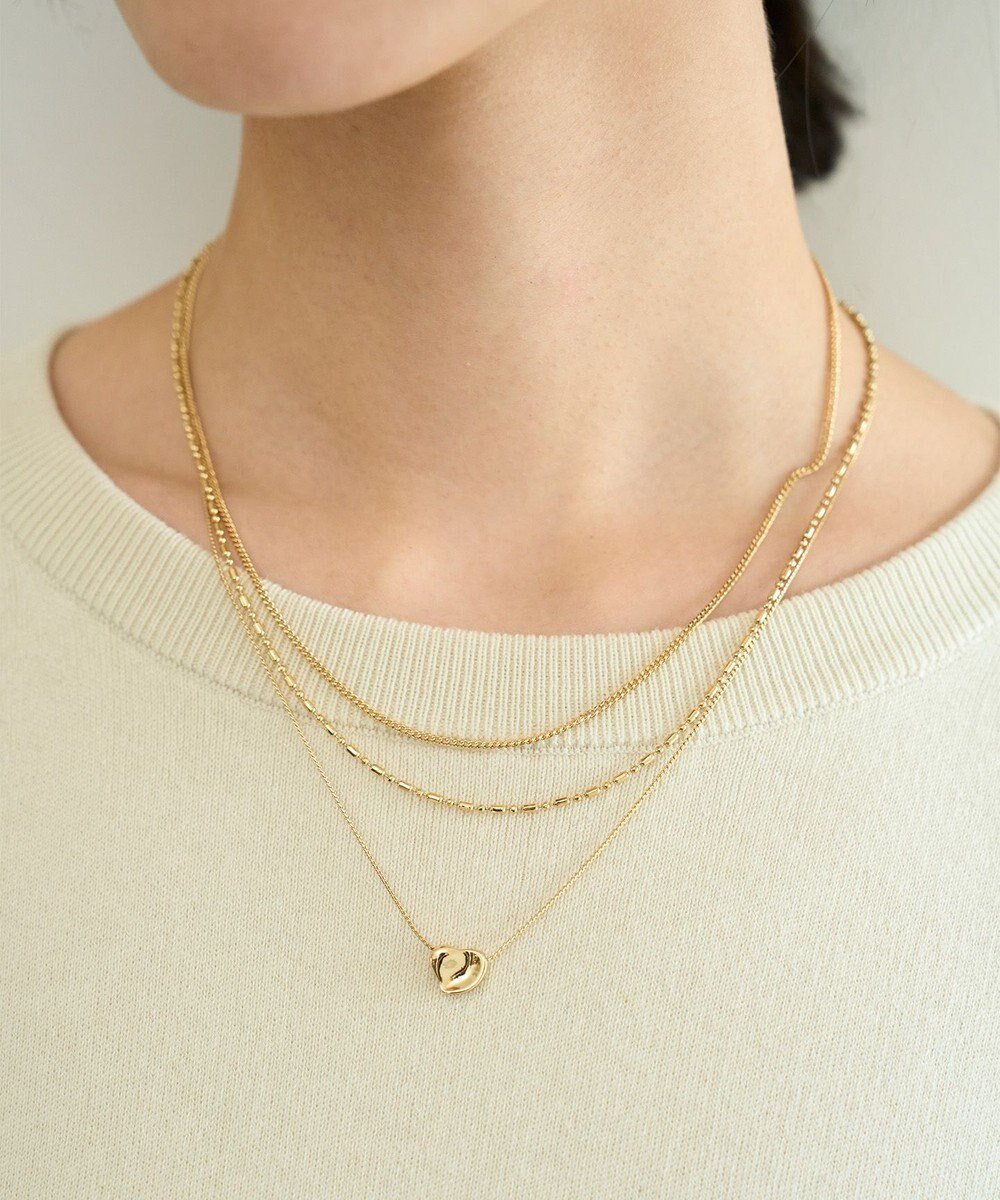 【アンフィーロ 自由区/UNFILO】のマルチWAY 3連ネックレス インテリア・キッズ・メンズ・レディースファッション・服の通販 founy(ファニー) 　ファッション　Fashion　レディースファッション　Fashion for Women　ジュエリー　Jewelry　ネックレス　Necklaces & Pendants　アクセサリー　Fashion Accessories　シンプル　Simple, Minimal　チェーン　Chain, Chain Strap　チャーム　Charm, Pendant　ネックレス　Necklace, Pendant Necklace　ゴールド|ID: prp329100004651272 ipo3291000000035510580