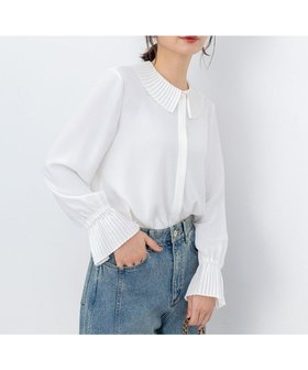 【組曲/KUMIKYOKU】のライトデシン プリーツブラウス 人気、トレンドファッション・服の通販 founy(ファニー) ファッション Fashion レディースファッション Fashion for Women トップス・カットソー Cut & Sew Tops シャツ・ブラウス・オフィスカジュアル Elegant Blouses & Button-Ups インナー Innerwear トレンド Trend, Trending Now パウダー Powder, Soft Tone ブラウジング Blouson Silhouette, Cinched Waist プリーツ Pleats, Pleated ロング Long, Long-Length A/W・秋冬 Autumn/Winter おすすめ Recommended / Our Picks |ID:prp329100004651309