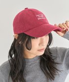 【グリーンパークス/Green Parks】のeverywalk.コーデュロイロゴキャップ 人気、トレンドファッション・服の通販 founy(ファニー) ファッション Fashion レディースファッション Fashion for Women キャップ&ハット Hats & Caps キャップ Cap, Baseball Cap コーデュロイ Corduroy, Cord Fabric フィット Fit, Slim Fit フロント Front, Front Design ベーシック Basic, Essential 帽子 Hat, Headwear thumbnail Red|ID: prp329100004651311 ipo3291000000033818579