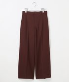 【自由区/JIYU-KU】の【カタログ掲載・洗える】TRギャバ裏起毛ワイド パンツ ボルドー|ID: prp329100004651325 ipo3291000000033607834