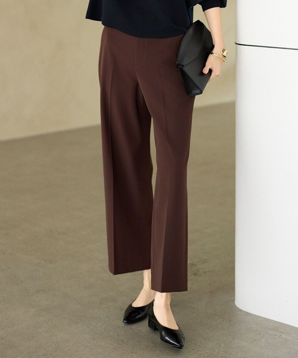 【自由区/JIYU-KU】の【カタログ掲載】TRギャバ裏起毛ワイド パンツ インテリア・キッズ・メンズ・レディースファッション・服の通販 founy(ファニー) 　ファッション　Fashion　レディースファッション　Fashion for Women　パンツ　Pants & Trousers　ギャザー　Gathered, Ruffled　ストレッチ　Stretch, Stretchy Fabric　ローズ　Rose, Rose Motif　ワイド　Wide, Wide Fit　定番　Standard, Basic Item　A/W・秋冬　Autumn/Winter　ボルドー|ID: prp329100004651325 ipo3291000000034476927