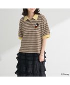 【グリーンパークス/Green Parks】のMickey friend / ワンポイントショートポロ 人気、トレンドファッション・服の通販 founy(ファニー) ファッション Fashion レディースファッション Fashion for Women トップス・カットソー Cut & Sew Tops シャツ・ブラウス・オフィスカジュアル Elegant Blouses & Button-Ups ロングTシャツ・Tシャツ Longline T-Shirts & Tees カットソー・ベーシックTシャツ Cut-and-Sewn Tops / Stretch Tees & Basics カットソー Cut and Sewn Top ショート Short, Short Length バランス Balance, Style Balance ボーダー Border, Stripe ポケット Pocket, Pocket Detail ポロシャツ Polo Shirt, Collared Tee ワイド Wide, Wide Fit 夏 Summer S/S・春夏 SS, Spring/Summer, Warm Season A/W・秋冬 Autumn/Winter thumbnail Border|ID: prp329100004651351 ipo3291000000033607982