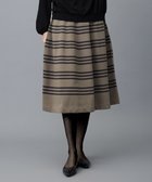 【自由区/JIYU-KU】のポリエステルホールガーメント スカート モカ×グレー|ID: prp329100004651356 ipo3291000000035288487