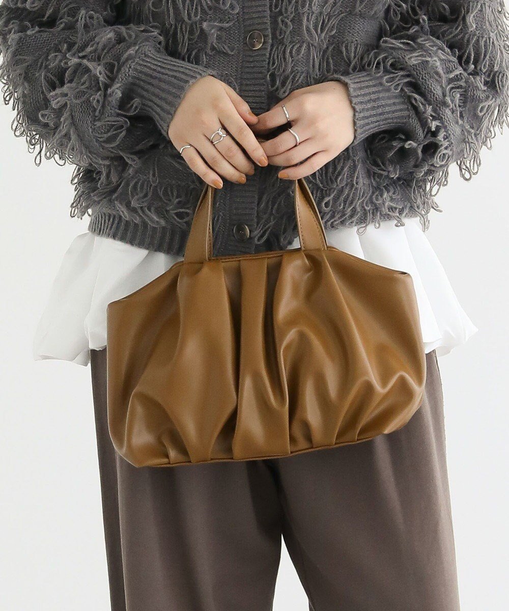 【グリーンパークス/Green Parks】のandmikka.タック2WAYボストンバッグ インテリア・キッズ・メンズ・レディースファッション・服の通販 founy(ファニー) ファッション Fashion レディースファッション Fashion for Women バッグ Bags おすすめ Recommended / Our Picks ボストンバッグ Boston Bag, Retro Bag ポケット Pocket, Pocket Detail Mustard|ID: prp329100004651378 ipo3291000000033608106