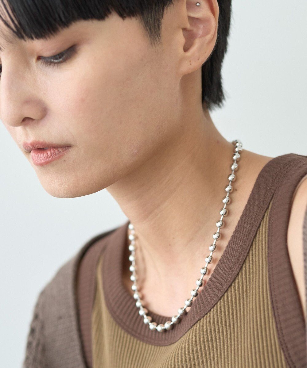 【アメリカンホリック/AMERICAN HOLIC】のボールチェーンショートネックレス 人気、トレンドファッション・服の通販 founy(ファニー) 　ファッション　Fashion　レディースファッション　Fashion for Women　ジュエリー　Jewelry　ネックレス　Necklaces & Pendants　新作・新入荷　New Arrivals / New In　おすすめ　Recommended / Our Picks　アクセサリー　Fashion Accessories　アメリカン　American Style　シンプル　Simple, Minimal　スタイリッシュ　Stylish, Fashionable　ネックレス　Necklace, Pendant Necklace　 other-1|ID: prp329100004651384 ipo3291000000033608118