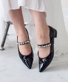 【ブリジット バーキン/Bridget Birkin】の【Bridget Birkin】キラキラストラップポインテッドパンプス 人気、トレンドファッション・服の通販 founy(ファニー) ファッション Fashion レディースファッション Fashion for Women アクセサリー Fashion Accessories シンプル Simple, Minimal パール Pearl, Pearl Accent ビジュー Bijou, Jewel-like Accent 抗菌 Antibacterial, Bacteria-Resistant thumbnail ブラックエナメル|ID: prp329100004651388 ipo3291000000034143670