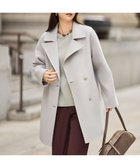 【自由区/JIYU-KU】のウールリバーダブルブレストコート 人気、トレンドファッション・服の通販 founy(ファニー) ファッション Fashion レディースファッション Fashion for Women アウター Coat / Outerwear Collection コート・ロングコート・ピーコート Long Coats, Peacoats & More レディースジャケット・軽アウター Jackets インナー Innerwear エレガント 上品 Elegant ガウン Gown, Robe ショート Short, Short Length ジャケット Jacket, Outerwear ダウン Down, Puffer バランス Balance, Style Balance フォルム Silhouette, Form ミドル Middle Length, Mid Height A/W・秋冬 Autumn/Winter おすすめ Recommended / Our Picks thumbnail ライトグレージュ|ID: prp329100004651390 ipo3291000000034476961