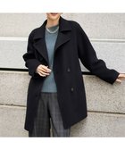 【自由区/JIYU-KU】のウールリバーダブルブレストコート 人気、トレンドファッション・服の通販 founy(ファニー) ファッション Fashion レディースファッション Fashion for Women アウター Coat / Outerwear Collection コート・ロングコート・ピーコート Long Coats, Peacoats & More レディースジャケット・軽アウター Jackets インナー Innerwear エレガント 上品 Elegant ガウン Gown, Robe ショート Short, Short Length ジャケット Jacket, Outerwear ダウン Down, Puffer バランス Balance, Style Balance フォルム Silhouette, Form ミドル Middle Length, Mid Height A/W・秋冬 Autumn/Winter おすすめ Recommended / Our Picks thumbnail ブラック|ID: prp329100004651390 ipo3291000000034476963