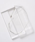 【アメリカンホリック/AMERICAN HOLIC】のスクリューパイプネックレス Silver|ID: prp329100004651404 ipo3291000000033608211
