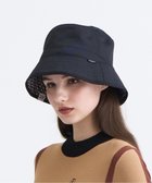 【23区 ゴルフ/NIJYUSANKU GOLF】の【UNISEX】リバーシブルモノグラムバケットハット ブラック系5|ID: prp329100004651417 ipo3291000000034270837