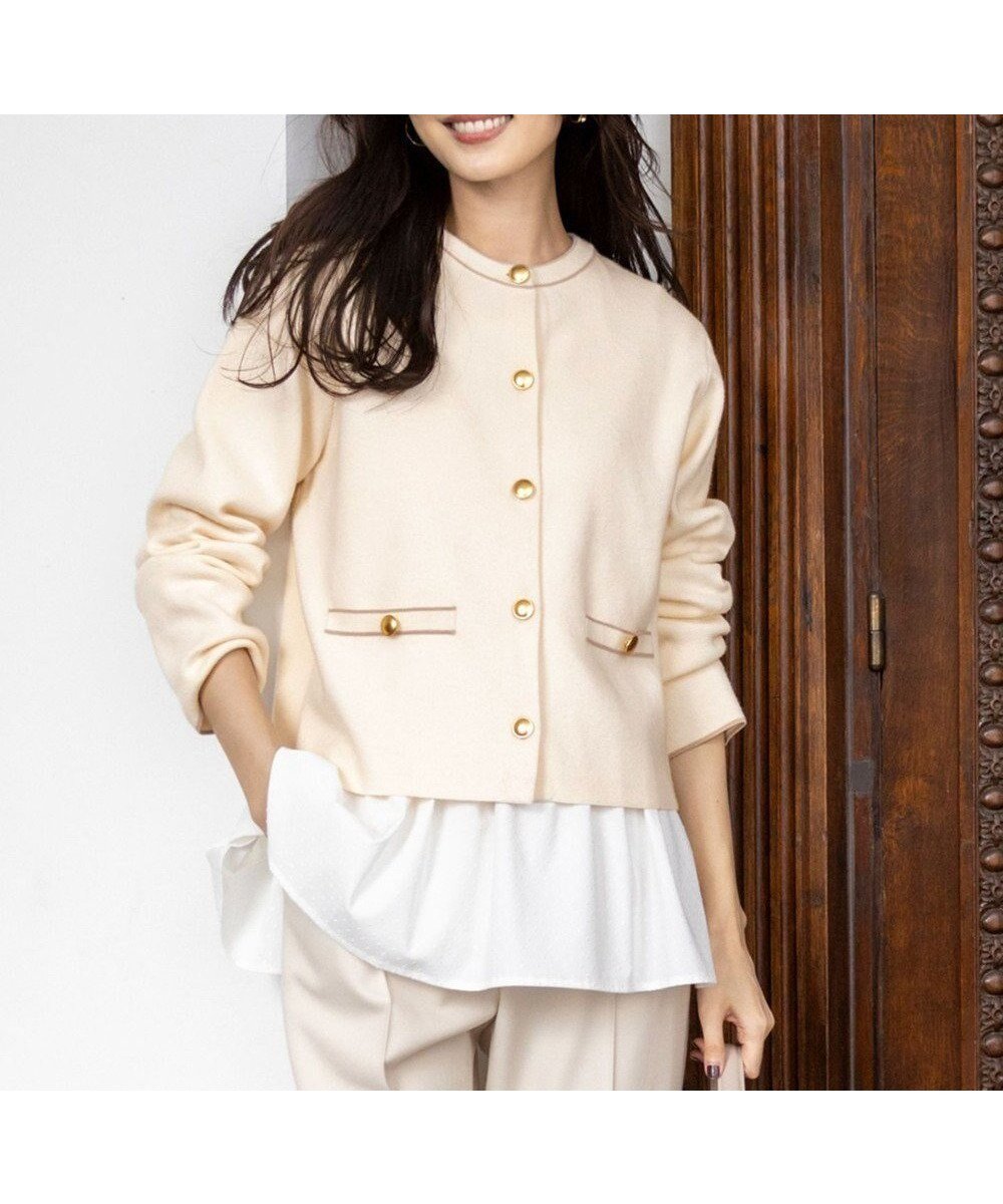 【エニィ スィス/any SiS】のCICA加工 ニット ジャケット インテリア・キッズ・メンズ・レディースファッション・服の通販 founy(ファニー) ファッション Fashion レディースファッション Fashion for Women 秋 Autumn カーディガン Cardigan, Knitwear 軽量 Lightweight, Ultra Light ジャケット Jacket, Outerwear ストレッチ Stretch, Stretchy Fabric タイトスカート Pencil Skirt, Tight Skirt デニム Denim, Jeans Material フリル Frill, Ruffle フレア Flare, Flared プリーツ Pleats, Pleated ボトルネック Bottle Neck, Mock Neck ワイド Wide, Wide Fit A/W・秋冬 Autumn/Winter おすすめ Recommended / Our Picks エレガント 上品 Elegant 新作・新入荷 New Arrivals / New In アイボリー|ID: prp329100004651419 ipo3291000000033818600