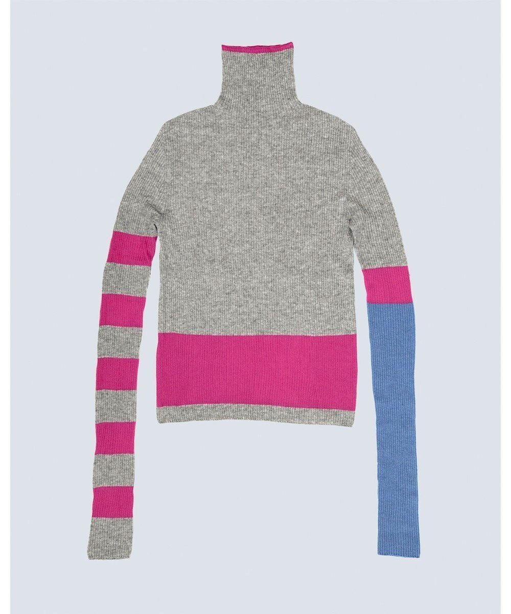 【コキュウ/COQ】の【家庭洗濯可能・カシミヤ混】AIR SILK CASHMERE BORDER ニット 人気、トレンドファッション・服の通販 founy(ファニー) 　ファッション　Fashion　レディースファッション　Fashion for Women　トップス・カットソー　Cut & Sew Tops　ニット　Knit Tops & Sweaters　洗える　Machine Washable　コレクション　Collection, Seasonal Line　軽量　Lightweight, Ultra Light　シアー　Sheer, See-Through　セーター　Sweater, Knitwear　バランス　Balance, Style Balance　ビビッド　Vivid, Bright Tone　ブロック　Block, Solid Block Pattern　ボーダー　Border, Stripe　羽織　Haori, Light Jacket　A/W・秋冬　Autumn/Winter　新作・新入荷　New Arrivals / New In　犬　Dog　 other-1|ID: prp329100004651421 ipo3291000000033608310