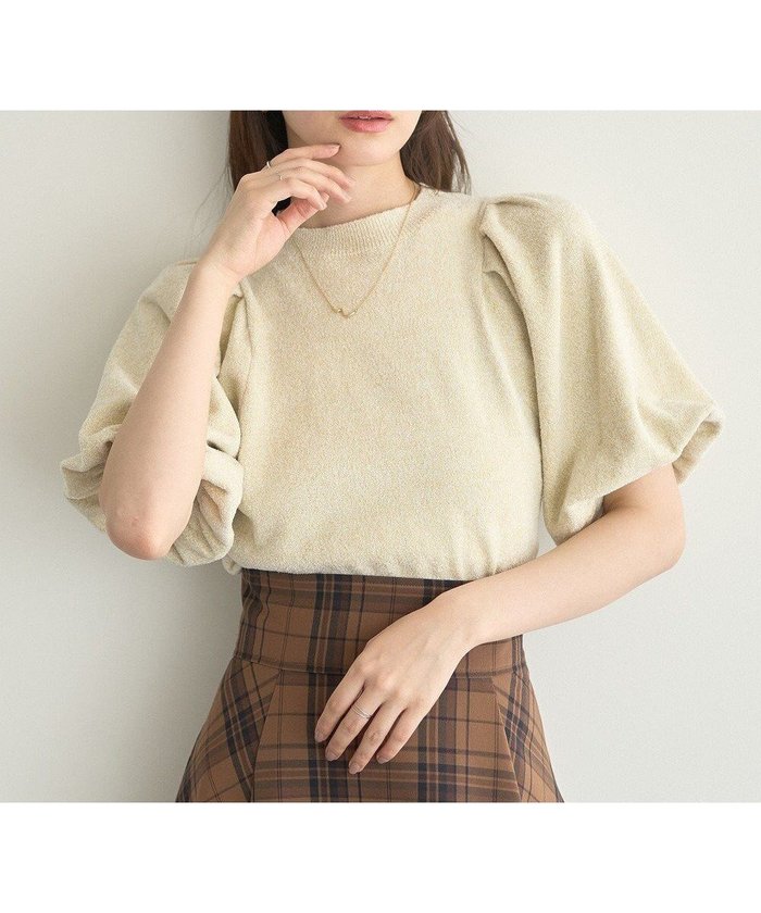 【アースミュージックアンドエコロジー/earth music&ecology】のラメモールパフスリニットプルオーバー インテリア・キッズ・メンズ・レディースファッション・服の通販 founy(ファニー) https://founy.com/ ファッション Fashion レディースファッション Fashion for Women トップス・カットソー Cut & Sew Tops ニット Knit Tops & Sweaters カジュアルプルオーバー・ニットトップス Pullovers & Knit Tops / Casual Pullovers コンパクト Compact, Small Size シャーリング Shirring, Ruched スリーブ Sleeve, Long Sleeve / Short Sleeve セーター Sweater, Knitwear バランス Balance, Style Balance ボトム Bottoms, Lower Wear ポケット Pocket, Pocket Detail A/W・秋冬 Autumn/Winter |ID: prp329100004651424 ipo3291000000035987248