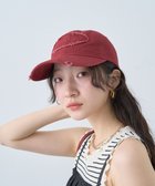 【アースミュージックアンドエコロジー/earth music&ecology】のダメージロゴキャップ 人気、トレンドファッション・服の通販 founy(ファニー) ファッション Fashion レディースファッション Fashion for Women キャップ&ハット Hats & Caps おすすめ Recommended / Our Picks キャップ Cap, Baseball Cap シンプル Simple, Minimal ダメージ Distressed, Destroyed フィット Fit, Slim Fit フェミニン Feminine, Girly フロント Front, Front Design 帽子 Hat, Headwear thumbnail Red|ID: prp329100004651429 ipo3291000000033608392