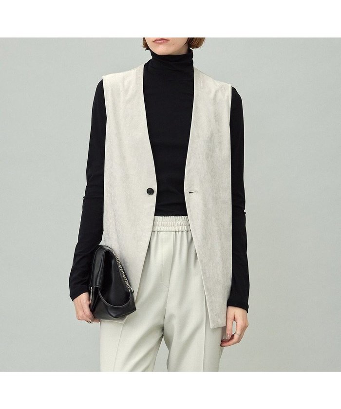 【アイシービー/iCB】の【洗える】ストレッチスエード ジレ インテリア・キッズ・メンズ・レディースファッション・服の通販 founy(ファニー) https://founy.com/ ファッション Fashion レディースファッション Fashion for Women アウター Coat / Outerwear Collection トップス・カットソー Cut & Sew Tops ベスト&ジレ / 重ね着スタイル Vests & Gilets インナー Innerwear 洗える Machine Washable ストレッチ Stretch, Stretchy Fabric ストレート Straight, Straight Cut セットアップ Set-Up, Coordinated Outfit ベスト Vest, Waistcoat ボトム Bottoms, Lower Wear ミドル Middle Length, Mid Height A/W・秋冬 Autumn/Winter エレガント 上品 Elegant 2025年 2025 2025-2026秋冬・A/W Autumn/Winter 2025–26 AW25–26 |ID: prp329100004651434 ipo3291000000033608414