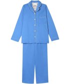 【ウンナナクール/une nana cool】の【綿100%】40/2コーマ天竺シルケットパジャマ MADE WITH LIBERTY FABRIC 人気、トレンドファッション・服の通販 founy(ファニー) ファッション Fashion レディースファッション Fashion for Women シルケット Silket, Silky Cotton 長袖 Long Sleeve, Full Sleeve パイピング Piping, Trim Design パジャマ Pajamas, Sleepwear プリント Print, Printed Pattern ボトム Bottoms, Lower Wear ポケット Pocket, Pocket Detail リラックス Relax, Relaxed Fit おすすめ Recommended / Our Picks thumbnail ブルー|ID: prp329100004652076 ipo3291000000033616435