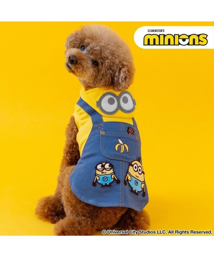 【ペットパラダイス/PET PARADISE / GOODS】のミニオン オーバーオール風 バナナ パーカー 小型犬 インテリア・キッズ・メンズ・レディースファッション・服の通販 founy(ファニー) https://founy.com/ イエロー Yellow パーカー Hoodie, Parka 犬 Dog 秋 Autumn A/W・秋冬 Autumn/Winter ホーム・キャンプ・アウトドア・お取り寄せ Home Living / Home & Lifestyle / Camping Gear / Outdoor Camping ペットグッズ Pet Supplies |ID: prp329100004652078 ipo3291000000034544605