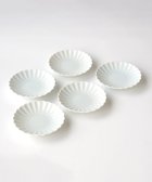 【たち吉/TACHIKICHI】の【たち吉】白菊 小皿〈5枚〉 美濃焼 ホワイト×ホワイト|ID: prp329100004652082 ipo3291000000034284255