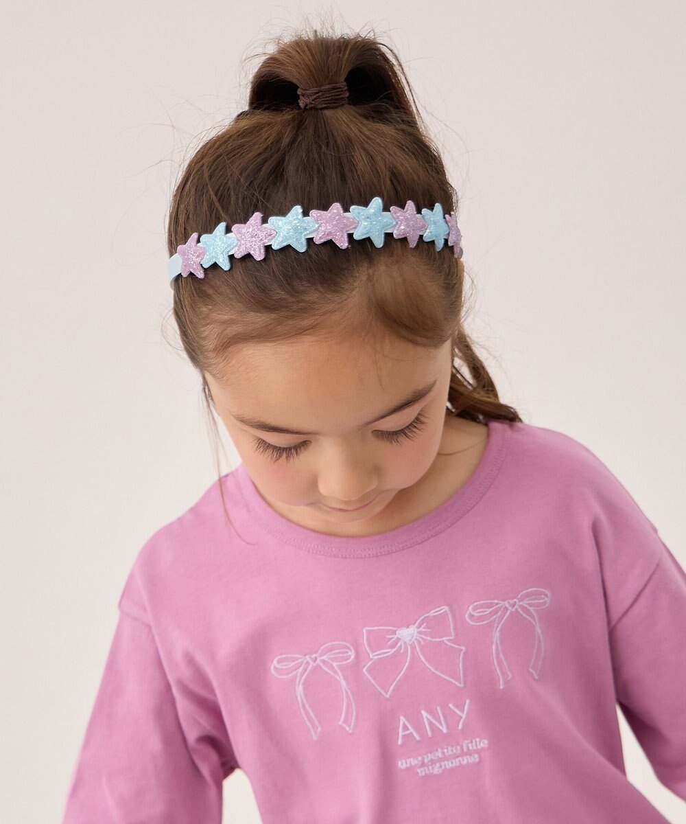 【エニィ/ANY / KIDS】のキラキラ カチューシャ インテリア・キッズ・メンズ・レディースファッション・服の通販 founy(ファニー) 　ファッション　Fashion　キッズファッション　Fashion for Kids　アクセサリー　Fashion Accessories　ガーリー　Girly, Feminine Style　スマホ　Smartphone, Mobile Device　人気　Popular, Best Seller　ヘアアクセ　Hair Accessory, Hair Clip　モチーフ　Motif, Design Theme　ラベンダー　Lavender　再入荷　Restock / Back in Stock　おすすめ　Recommended / Our Picks　ブルー×ラベンダー(星)|ID: prp329100004652083 ipo3291000000033616523