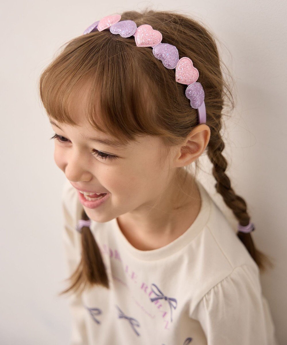 【エニィ/ANY / KIDS】のキラキラ カチューシャ インテリア・キッズ・メンズ・レディースファッション・服の通販 founy(ファニー) ファッション Fashion キッズファッション Fashion for Kids アクセサリー Fashion Accessories ガーリー Girly, Feminine Style スマホ Smartphone, Mobile Device 人気 Popular, Best Seller ヘアアクセ Hair Accessory, Hair Clip モチーフ Motif, Design Theme ラベンダー Lavender 再入荷 Restock / Back in Stock おすすめ Recommended / Our Picks ピンク×ラベンダー(ハート)|ID: prp329100004652083 ipo3291000000034242170