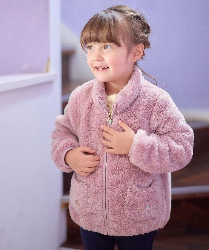 【エニィ/ANY / KIDS】のネコポケットボアブルゾン インテリア・キッズ・メンズ・レディースファッション・服の通販 founy(ファニー) https://founy.com/ ファッション Fashion キッズファッション Fashion for Kids アウター Coat Outerwear /Kids 洗える Machine Washable ジャケット Jacket, Outerwear チャーム Charm, Pendant 定番 Standard, Basic Item ネコ Cat, Feline Motif ビジュー Bijou, Jewel-like Accent ブルゾン Blouson, Bomber Jacket ポケット Pocket, Pocket Detail ラベンダー Lavender A/W・秋冬 Autumn/Winter |ID: prp329100004652084 ipo3291000000034168552