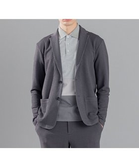 【ジョゼフ オム/JOSEPH HOMME / MEN】の【オリジナル素材】ライトタックジャージー カットソージャケット 人気、トレンドファッション・服の通販 founy(ファニー) ファッション Fashion メンズファッション Fashion for Men アウター Men's Coats Outerwear テーラードジャケット Tailored Jackets & Blazers アンサンブル Ensemble Set カーディガン Cardigan, Knitwear シンプル Simple, Minimal ジャケット Jacket, Outerwear セットアップ Set-Up, Coordinated Outfit パッチ Patch, Appliqué ポケット Pocket, Pocket Detail 夏 Summer 春 Spring S/S・春夏 SS, Spring/Summer, Warm Season 軽量 Lightweight, Ultra Light |ID:prp329100004652086