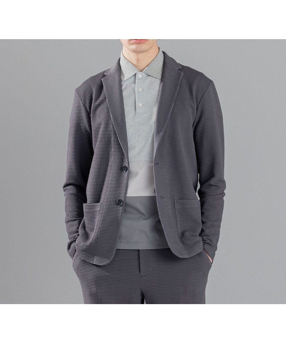 【ジョゼフ オム/JOSEPH HOMME / MEN】の【オリジナル素材】ライトタックジャージー カットソージャケット 人気、トレンドファッション・服の通販 founy(ファニー) 　ファッション　Fashion　メンズファッション　Fashion for Men　アウター　Men's Coats Outerwear　テーラードジャケット　Tailored Jackets & Blazers　アンサンブル　Ensemble Set　カーディガン　Cardigan, Knitwear　シンプル　Simple, Minimal　ジャケット　Jacket, Outerwear　セットアップ　Set-Up, Coordinated Outfit　パッチ　Patch, Appliqué　ポケット　Pocket, Pocket Detail　夏　Summer　春　Spring　S/S・春夏　SS, Spring/Summer, Warm Season　軽量　Lightweight, Ultra Light　 other-1|ID: prp329100004652086 ipo3291000000033616586