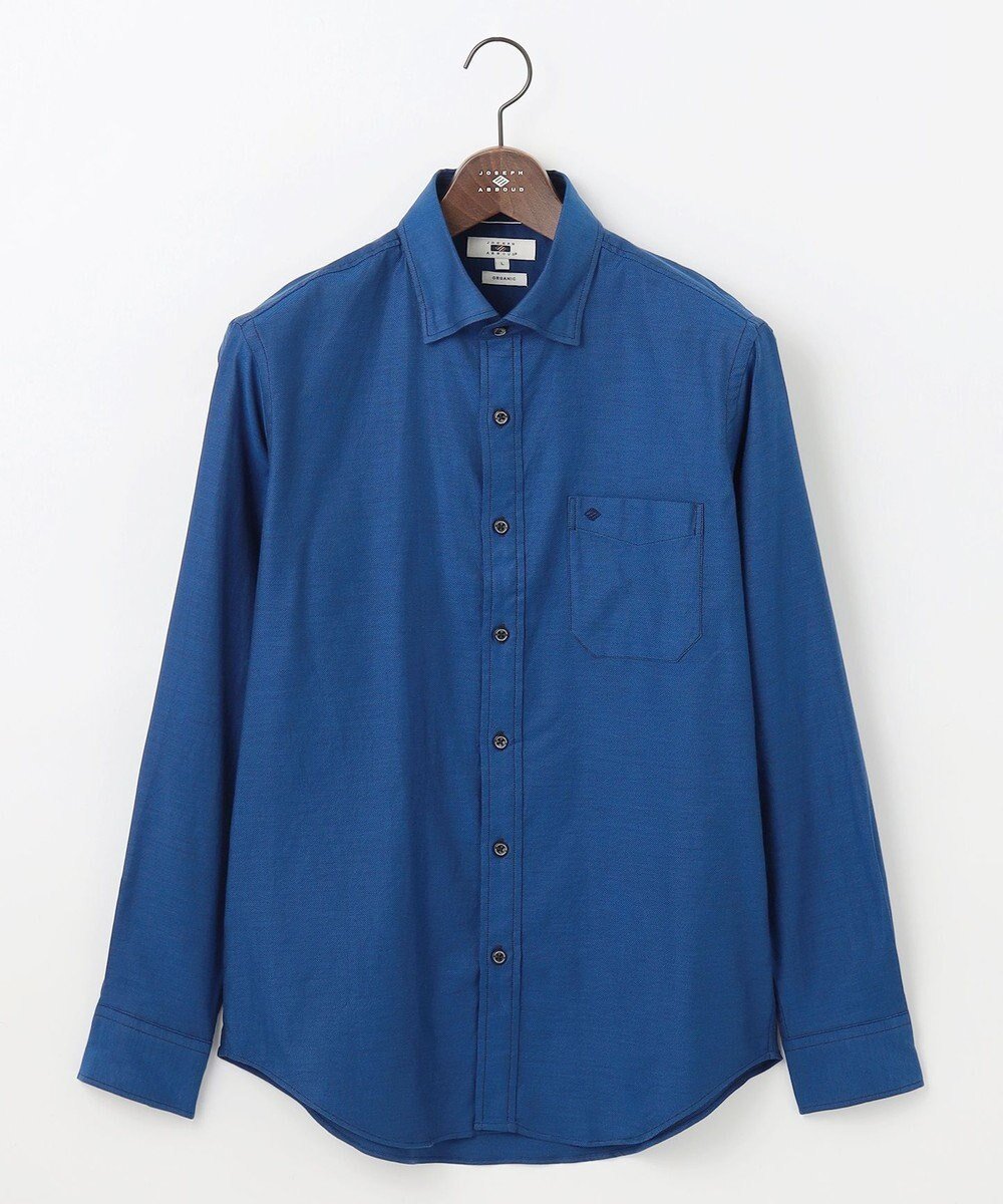 【ジョセフ アブード/JOSEPH ABBOUD / MEN】の【オーガニックコットン使用】JOE COTTON ストレッチオックス シャツ インテリア・キッズ・メンズ・レディースファッション・服の通販 founy(ファニー) 　ファッション　Fashion　メンズファッション　Fashion for Men　トップス・カットソー　Cut & Sew Tops　メンズシャツ　Shirts　インナー　Innerwear　ジャケット　Jacket, Outerwear　ストレッチ　Stretch, Stretchy Fabric　ワイド　Wide, Wide Fit　A/W・秋冬　Autumn/Winter　おすすめ　Recommended / Our Picks　エレガント 上品　Elegant　ビジネス 仕事 通勤　Business / Work / Commuting　ネイビー系|ID: prp329100004652090 ipo3291000000033616653