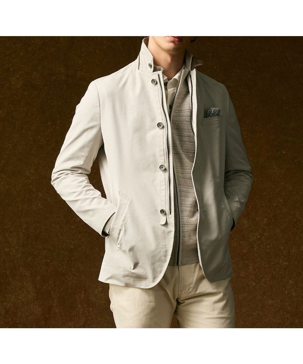 【ジョセフ アブード/JOSEPH ABBOUD / MEN】の【ストレッチ/パウダータッチ/撥水/JAPANファブリック】アーティローザストレッチジャケット 人気、トレンドファッション・服の通販 founy(ファニー) 　ファッション　Fashion　メンズファッション　Fashion for Men　アウター　Men's Coats Outerwear　ブルゾンジャケット / カジュアルアウター　Bomber Jackets & Blousons　エレガント 上品　Elegant　ジャケット　Jacket, Outerwear　ストレッチ　Stretch, Stretchy Fabric　テーラード　Tailored, Tailored Fit　定番　Standard, Basic Item　バランス　Balance, Style Balance　ファブリック　Fabric, Textile　ブルゾン　Blouson, Bomber Jacket　プリント　Print, Printed Pattern　ポケット　Pocket, Pocket Detail　A/W・秋冬　Autumn/Winter　新作・新入荷　New Arrivals / New In　おすすめ　Recommended / Our Picks　 other-1|ID: prp329100004652091 ipo3291000000033616654